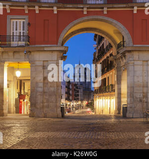 View from Plaza Mayor of Catedral de San Isidro, Madrid, Spain Stock Photo