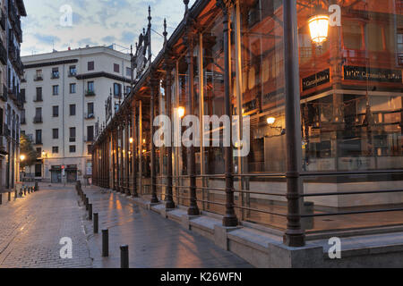 Market square Mercado de San Miguel, Madrid, Spain Stock Photo