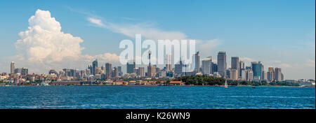 View of Sydney, skyline, Sydney, New South Wales, Australia Stock Photo