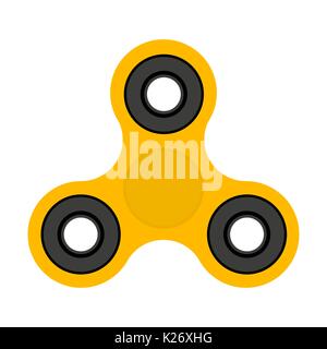 Spinner, toy for stress removal, flat design  Stock Vector