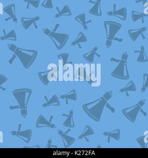 Megaphone Seamless Pattern Stock Vector