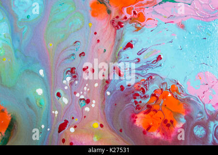 Detail of the Painting as a Background. Stock Photo