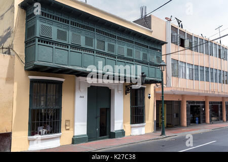 Old buildings Lima Peru Stock Photo