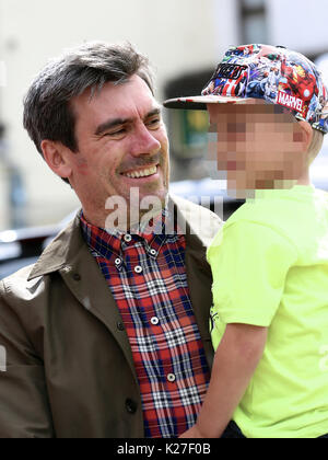Emmerdale star Jeff Hordley meets fans during a visit to Hull.  Featuring: Jeff Hordley Where: Hull, United Kingdom When: 27 Jul 2017 Credit: Derek Jarvis/WENN.com Stock Photo