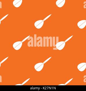 Arrow to play dart pattern seamless Stock Vector