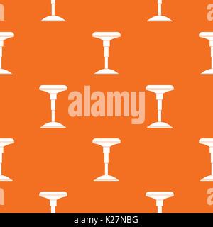 Bar stool pattern seamless Stock Vector