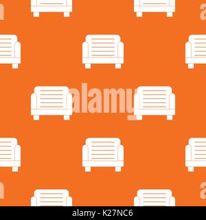 Armchair pattern seamless Stock Vector