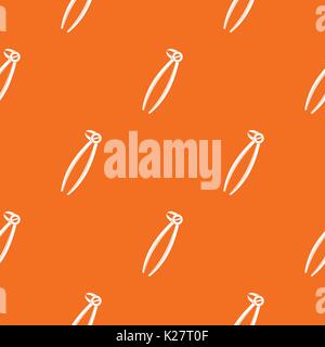 Tooth dentist forceps pattern seamless Stock Vector