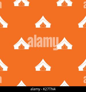 Tent with a triangular roof pattern seamless Stock Vector