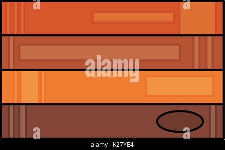 Books piled up Stock Vector