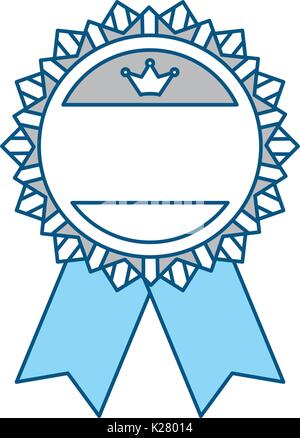 Award ribbon symbol Stock Vector
