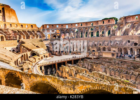 Colosseum Rome Italy. Built by Emperors Vespasian and Titus in 80
