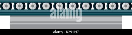band conveyor equipment Stock Vector
