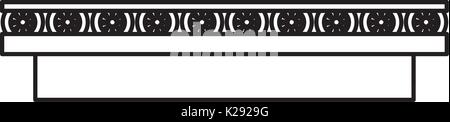 band conveyor equipment Stock Vector