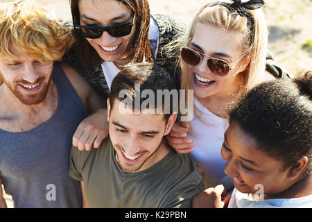 Gathering of Best Friends Stock Photo