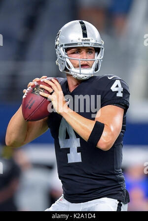 August 26th, 2017:.Oakland Raiders defensive end Khalil Mack (52).during an  NFL football game between the Oakland Raiders and Dallas Cowboys at AT&T  Stadium in Arlington, Texas. Manny Flores/CSM Stock Photo - Alamy