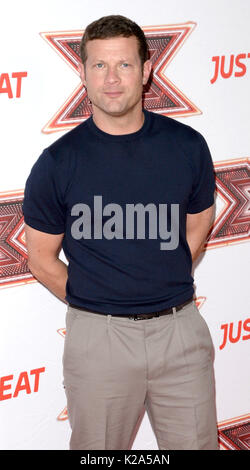 London, UK. 30th Aug, 2017.  Dermot O'Leary at The X Factor New Series Launch at Picturehouse Central in London Credit: Alpha Photo/Alamy Live News Stock Photo