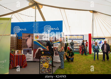 Bird Fair at Rutland water, the largest environmental festival in Europe, attracting over 20,000 visitors a year. Stock Photo