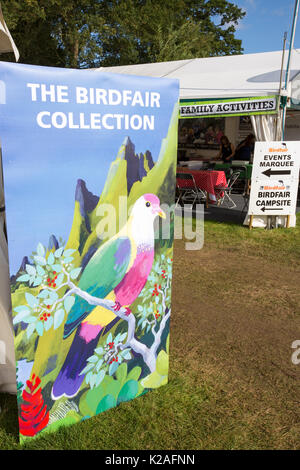 Bird Fair at Rutland water, the largest environmental festival in Europe, attracting over 20,000 visitors a year. Stock Photo