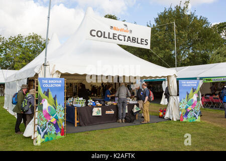 Bird Fair at Rutland water, the largest environmental festival in Europe, attracting over 20,000 visitors a year. Stock Photo