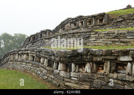 the Yohualichan Archaeological Zone Stock Photo