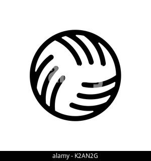 Ball water polo sign. Ball for playing on water games icon Stock Vector