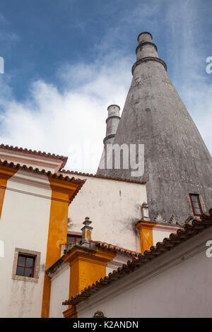 Sintra National Palace in Portugal Stock Photo