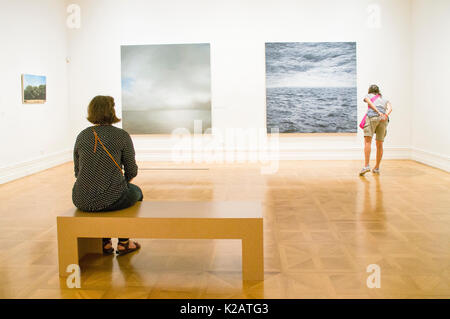 Gerhard Richter exhibition Stock Photo