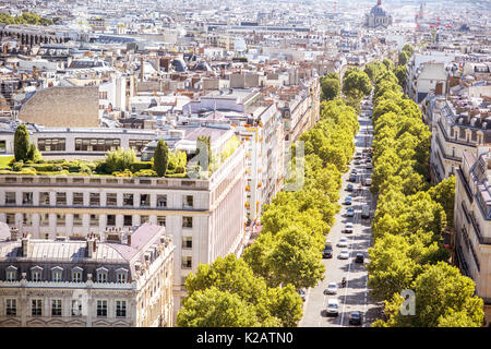 Cityscape view of Paris
