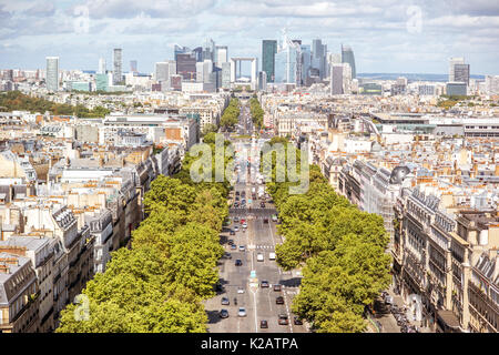 Cityscape view of Paris Stock Photo