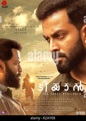 TIYAAN aka THE ABOVE MENTIONED Indian poster in English and