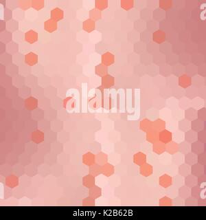 Colorful Abstract Tiled Background Design - Hexagonal Pattern - Illustration in Editable Vector Format Stock Vector