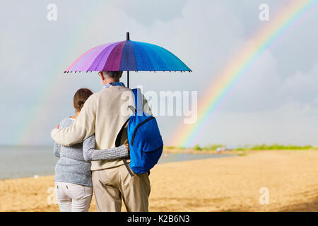 Walk on the beach Stock Photo