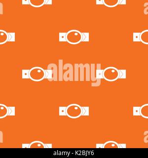 Belt with oval shaped buckle pattern seamless Stock Vector