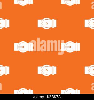 Circle belt buckle pattern seamless Stock Vector