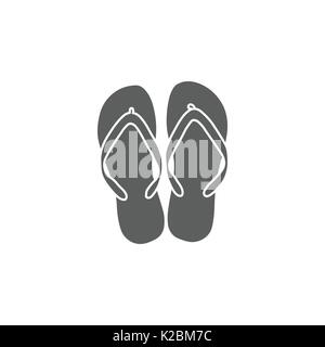 flip flop icon vector illustration Stock Vector