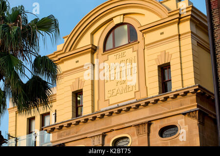 'Rawson Institute for Seamen' in Sydney Harbour, New South Wales, Australia, October 2012. Stock Photo