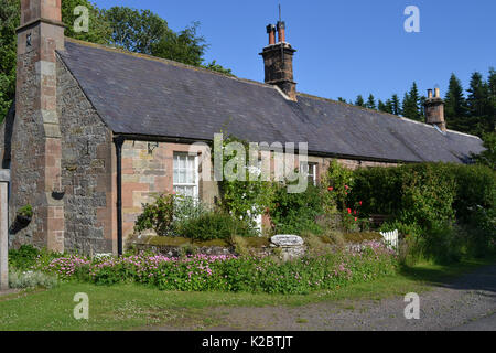Fowberry Cottage,Northumberland Stock Photo
