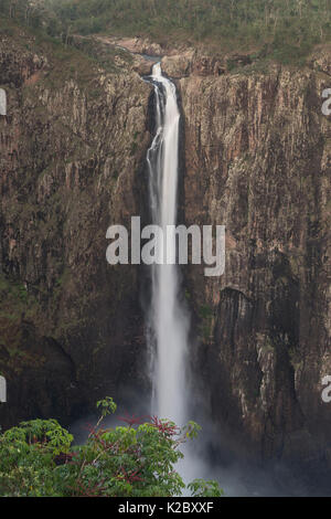 Wallaman Falls, the highest permanent single-drop waterfall in Australia. Girringun National Park. Ingham, Queensland, Australia. Stock Photo