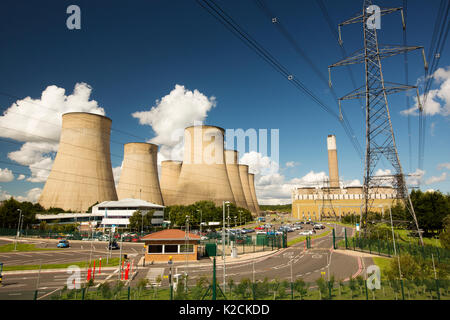 Ratcliffe on Soar coal fired power station in Nottinghamshire, UK. Stock Photo