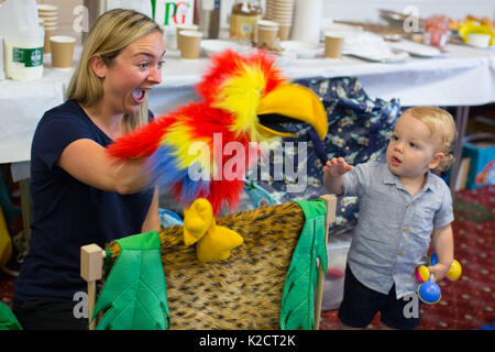Baby and toddler music group, UK Stock Photo