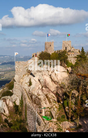 Castelo dos Mouros in Sintra, Portugal Stock Photo