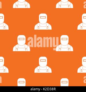 Welder pattern seamless Stock Vector