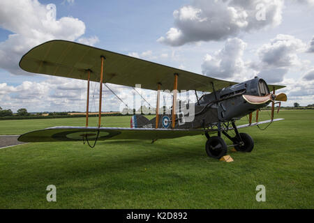 Bristol Fighter aircraft of the Great War at the Shuttleworth Trust Stock Photo