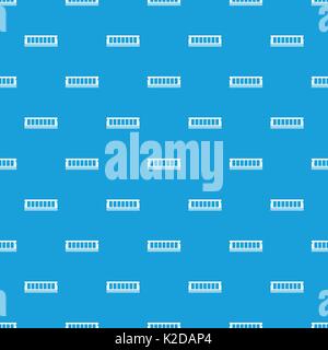 DVD RAM module for the personal computer pattern seamless blue Stock Vector