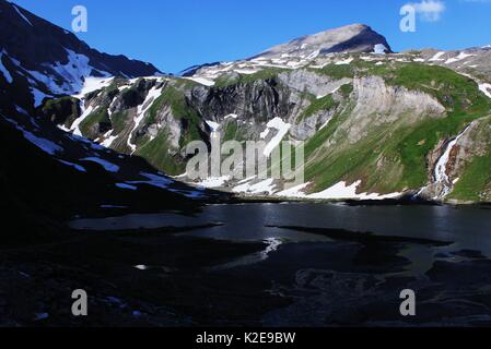 Alpine Lake in Hohe Tauern National Park, Austria Stock Photo