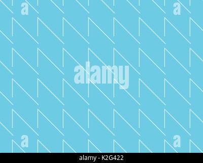Seamless blue pattern with white strips. Vector illustration Stock Vector