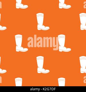 Cowboy boot pattern seamless Stock Vector