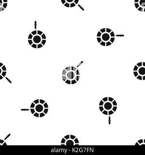 Color picker pattern seamless black Stock Vector