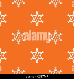 Sheriff star pattern seamless Stock Vector